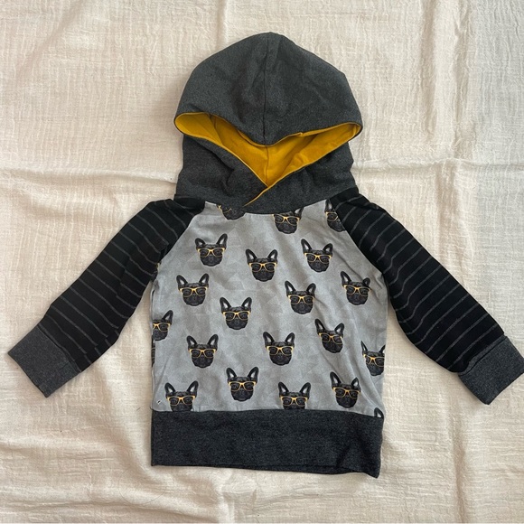 Bundle : French Bulldog prints Hoodie and slipper for Baby - Picture 2 of 6